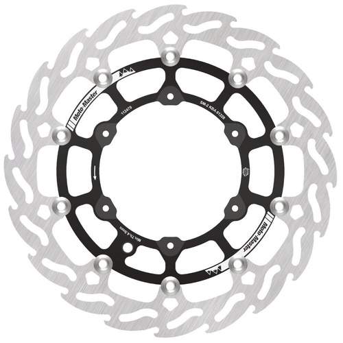 Moto-Master KTM 320mm Supermoto Front Left Flame Floating Racing Disc (MM-112479)