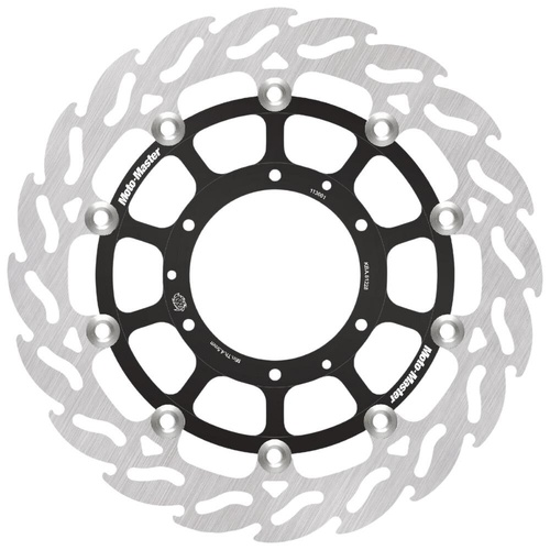 Moto-Master Honda Streetbike Left Front Flame Floating Disc (MM-113001)