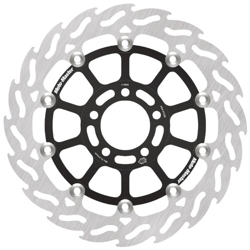 Moto-Master Kawasaki Z 750 2004-2006 Streetbike Left Front Flame Floating Disc