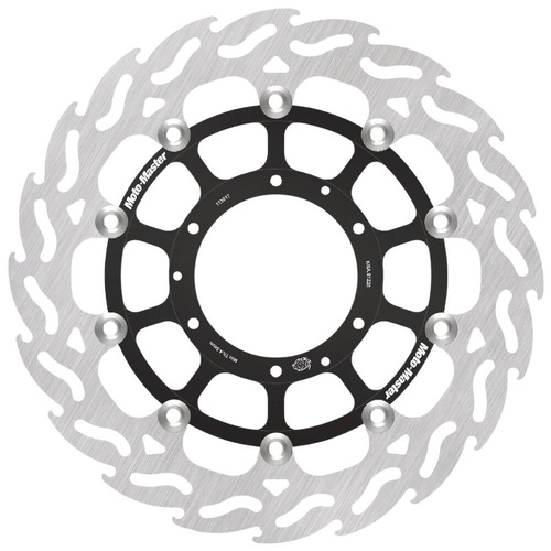 Moto-Master Honda Streetbike Left Front Flame Floating Disc (MM-113017)