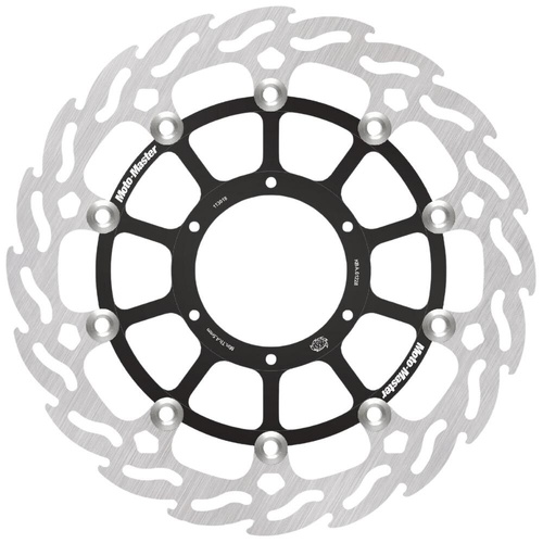 Moto-Master Honda Streetbike Left Front Flame Floating Disc (MM-113018)