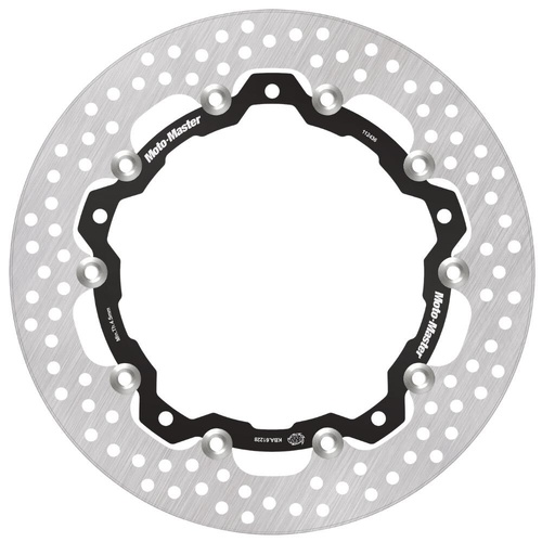 Moto-Master Kawasaki ZEPHYR 1100 1992-1998 Streetbike Left Front Halo Floating Disc