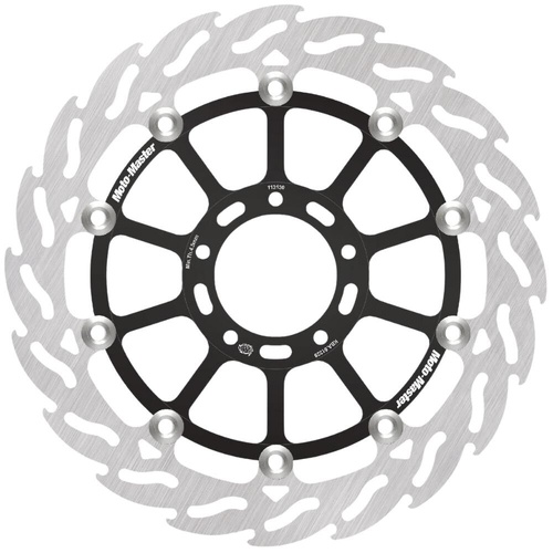 Moto-Master Ducati MULTISTRADA 1200 GRAN TURISMO 2013-2014 Streetbike Left Front Flame Floating Disc