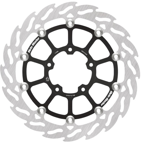 Moto-Master Zero Streetbike Left Front Flame Floating Disc (MM-113266)