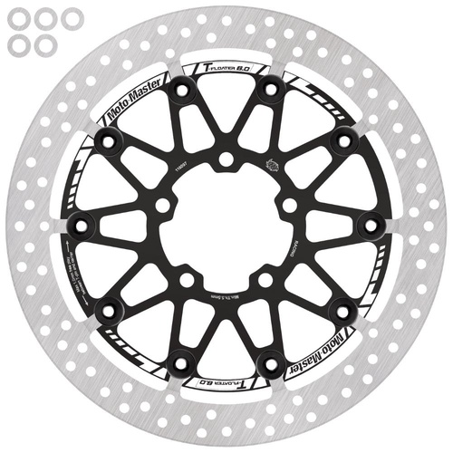 Moto-Master Kawasaki ZX 10 R NINJA 1000 2016-2025 Front Left Halo T-Floater 6.0 Professional Racing Disc