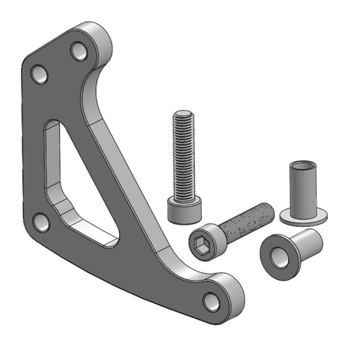Moto-Master Husqvarna SMR 450 2005 320mm Front Racing Caliper Bracket
