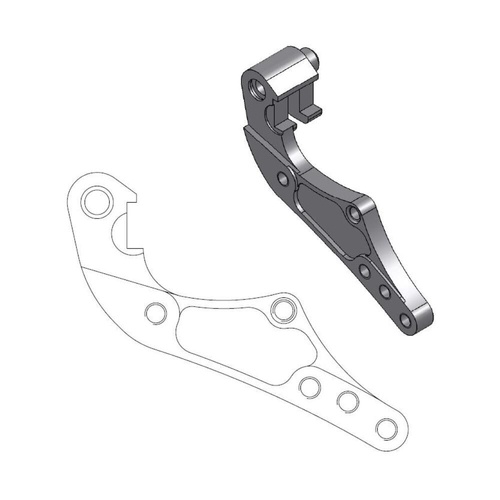 Moto-Master KTM 298mm Front Dakar Caliper Bracket (MM-211043)