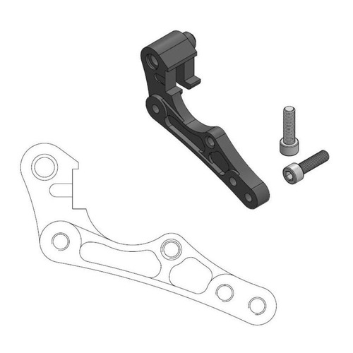 Moto-Master Gas Gas 270mm Front Caliper Bracket FE 350 2012-2014