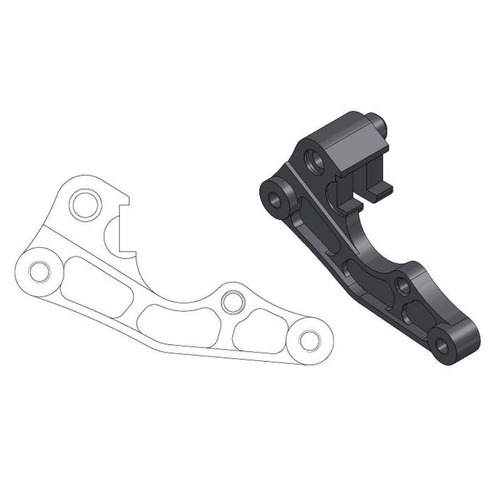 Moto-Master Bimota 270mm Front Caliper Bracket BX 450 2023-2025