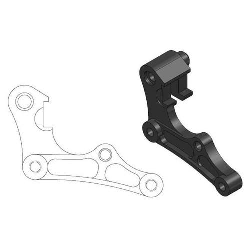 Moto-Master Honda 270mm Front Caliper Bracket CR 125 R 2004-2007