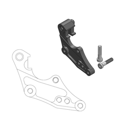 Moto-Master Honda 298mm Front Dakar Caliper Bracket CR 125 R 2004-2007