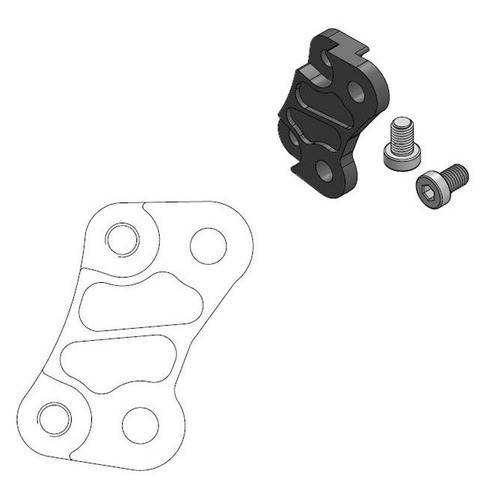 Moto-Master Kawasaki 260mm Front Caliper Bracket KX 85 2001-2024