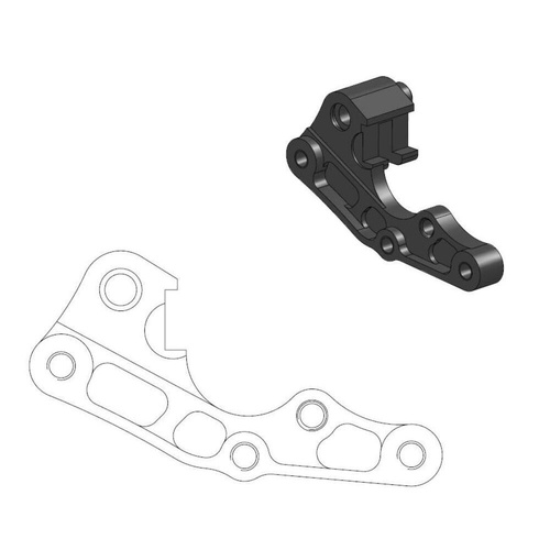 Moto-Master Beta RX 450 4T 2024-2025 270mm Front Caliper Bracket