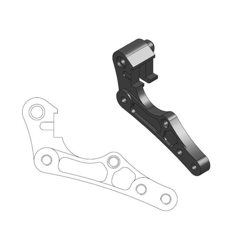 Moto-Master Sherco 125 SC-R 2019-2025 270mm Front Caliper Bracket