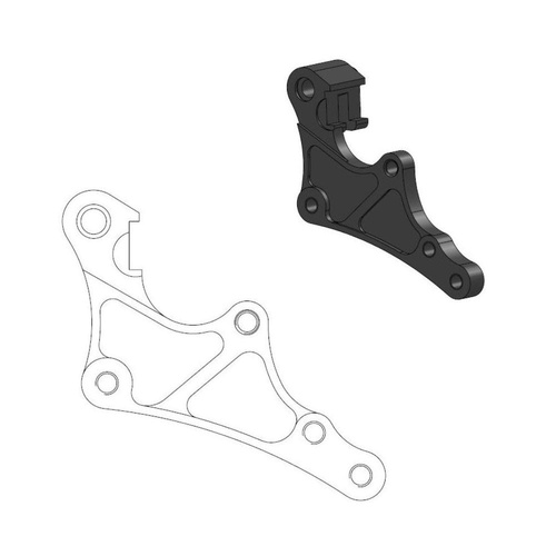 Moto-Master Gas Gas EC 200 2000-2020 320mm Front Caliper Bracket