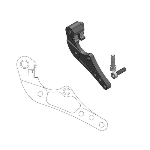 Moto-Master Husqvarna 298mm Front Dakar Caliper Bracket (MM-211096)