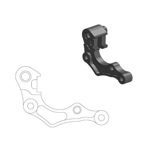 Moto-Master Honda CRF 450 RWE 2019-2025 270mm Front Caliper Bracket