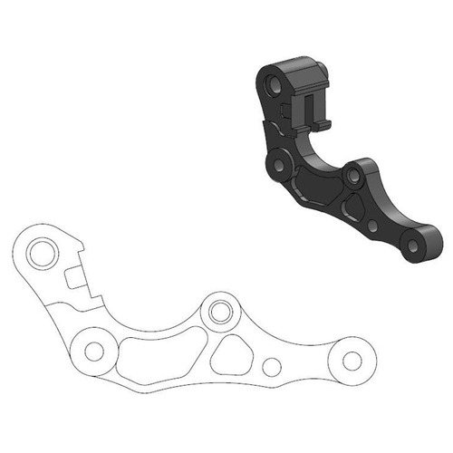 Moto-Master Gas Gas 260mm Front Caliper Bracket MC 85 2021-2024