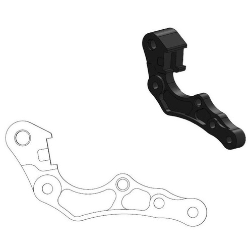 Moto-Master Gas Gas 270mm Front Caliper Bracket FE 350 2022-2024