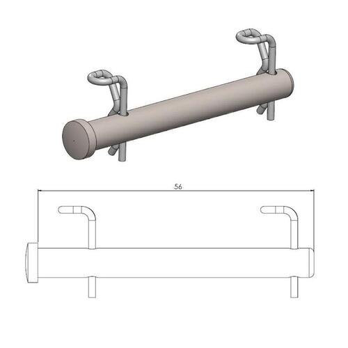 Moto-Master Husqvarna Front Brake Pad Pins FX 350 2017