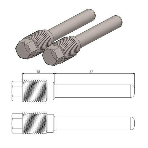 Moto-Master Brake Pad Pin for MXJ 210103
