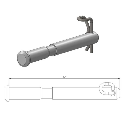 Moto-Master Husqvarna Front Brake Pad Pins (MM-213066)