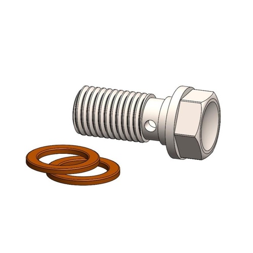 Moto-Master Banjo Bolt (M8X1.00 Single Banjo + Double Washer)