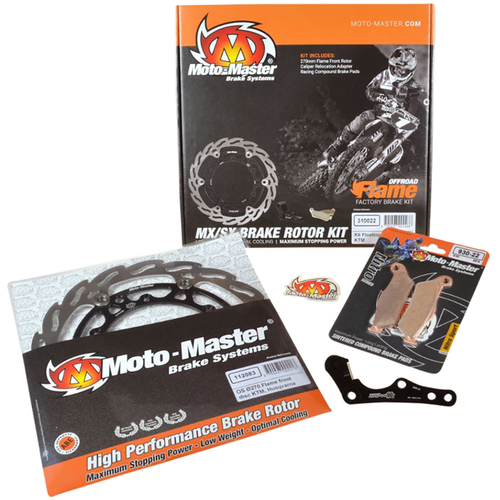 Moto-Master Honda 260mm Steel Front Flame Brake Kit