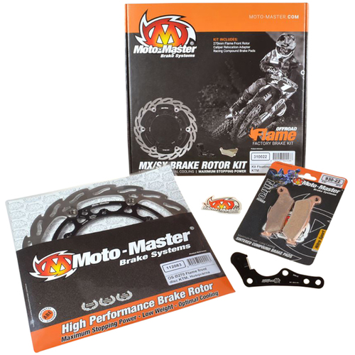 Moto-Master KTM 260mm Steel Front Flame Brake Kit FREERIDE E-SX 2012-2014