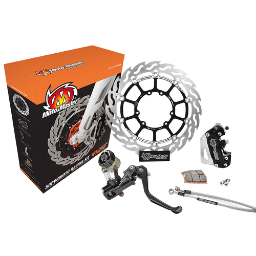 Moto-Master Gas Gas MC 250 2022-2026 320mm Supermoto RMC-R Flame Brake Kit (With Headlight)