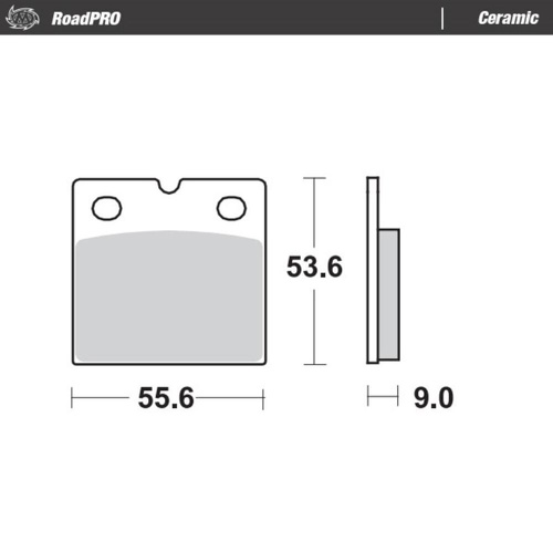 Moto-Master Indian Ceramic Rear Brake Pads (MM-401604)