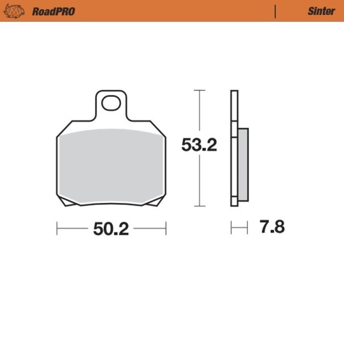 Moto-Master Mv Agusta BRUTALE 1000 RR OTTANTESIMO 2025 Sintered Rear Brake Pads