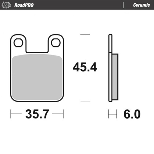 Moto-Master Gas Gas PAMPERA 250 1996-1999 Ceramic Rear Brake Pads
