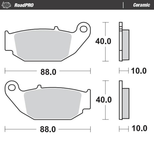 Moto-Master CF Moto 450 CL-C 2024-2025 Ceramic Rear Brake Pads