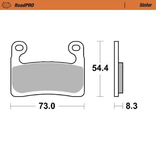 Moto-Master BMW R 1250 RT SPORT 2019-2023 Sintered Left Front Brake Pads (MM-413501)