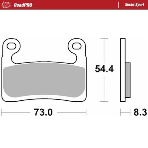 Moto-Master BMW R 1250 GS 2019-2023 Sinter Sport Left Front Brake Pads (MM-413505)