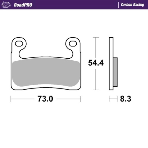 Moto-Master BMW R 1250 GS 2019-2023 Carbon Racing Front Brake Pads (MM-413506)