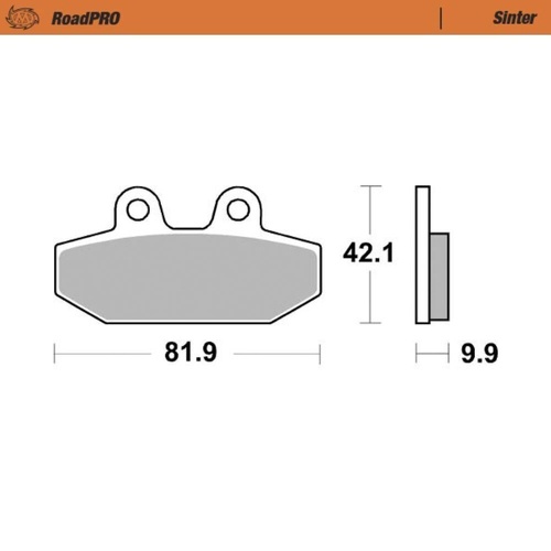 Moto-Master Harley Davidson FXST 107 SOFTAIL STANDARD 2020-2024 Sintered Rear Brake Pads