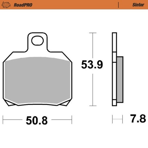Moto-Master Yamaha Sintered Rear Brake Pads (MM-416003)
