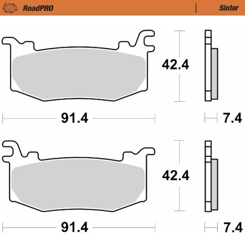 Moto-Master Aprilia RSV 4 1100 Factory 2025-2026 Sintered Left Front Brake Pads