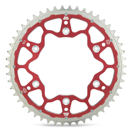 Moto-Master Suzuki Red Fusion Dual Ring Rear Sprocket