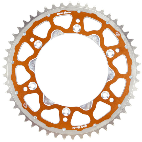 Moto-Master Gas Gas EC 125 2025 (51T) Orange Fusion Dual Ring Rear Sprocket