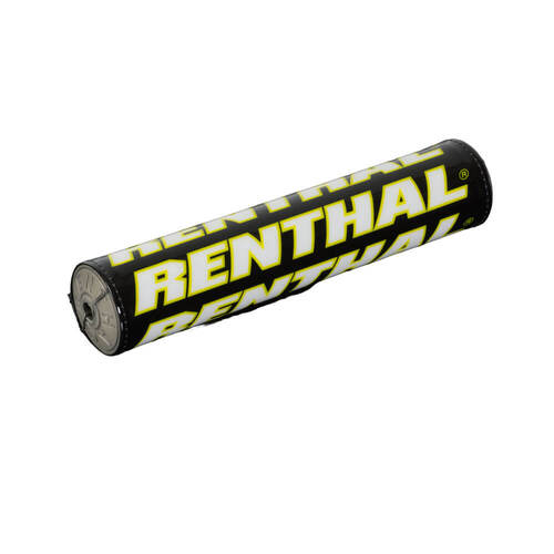 Renthal Black/White/Yellow Team Issue SX Handlebar Pad (240mm)