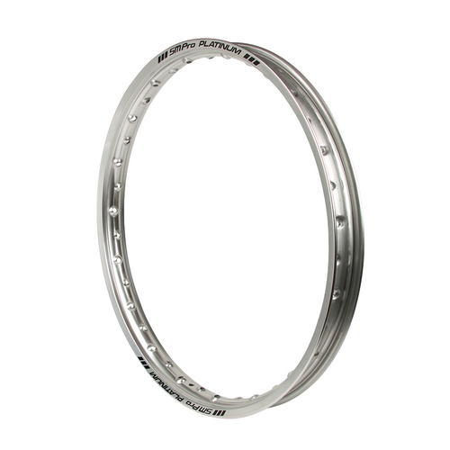 SM Pro Platinum Kawasaki Silver Front Rim