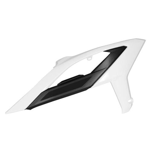 Rtech Beta RR 125 RACING 2023-2024 White/Black Radiator Shrouds