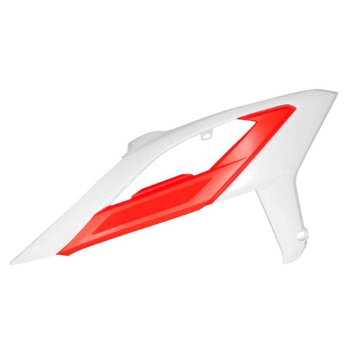 Rtech Beta RR 125 RACING 2023-2024 White/Red Radiator Shrouds