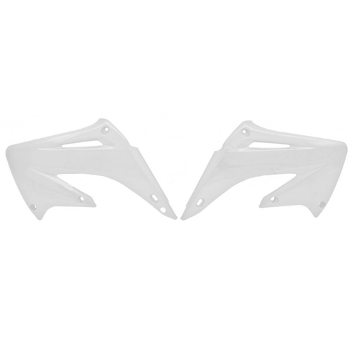 Rtech Honda CR 250 R 2002-2007 White Radiator Shrouds