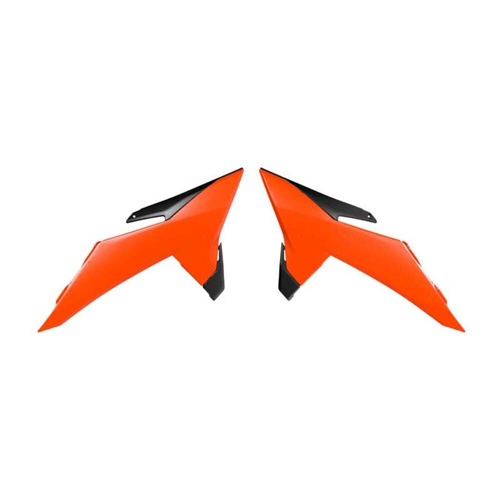 Rtech KTM 350 XC-F 2025 Neon Orange/Black Radiator Shrouds