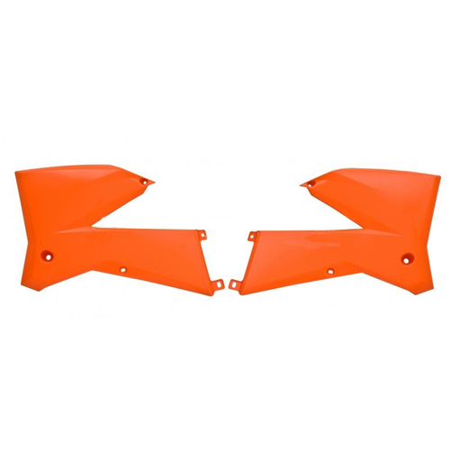 Rtech KTM 125 EXC 2005-2007 Orange Radiator Shrouds