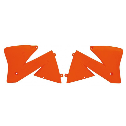 Rtech KTM 125 EGS 1998-1999 Orange Radiator Shrouds